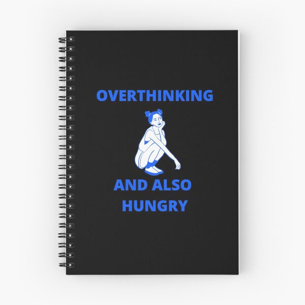 Item preview, Overthinking and also hungry designed and sold by zareworks.