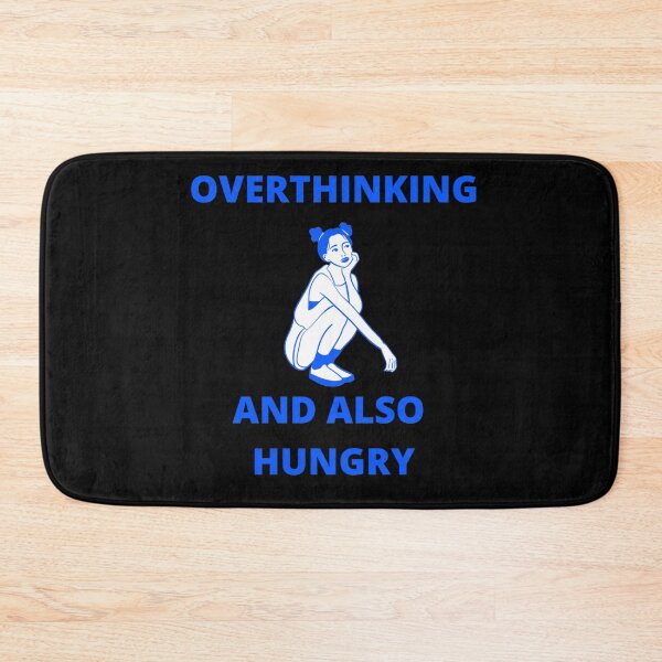 Item preview, Overthinking and also hungry designed and sold by zareworks.