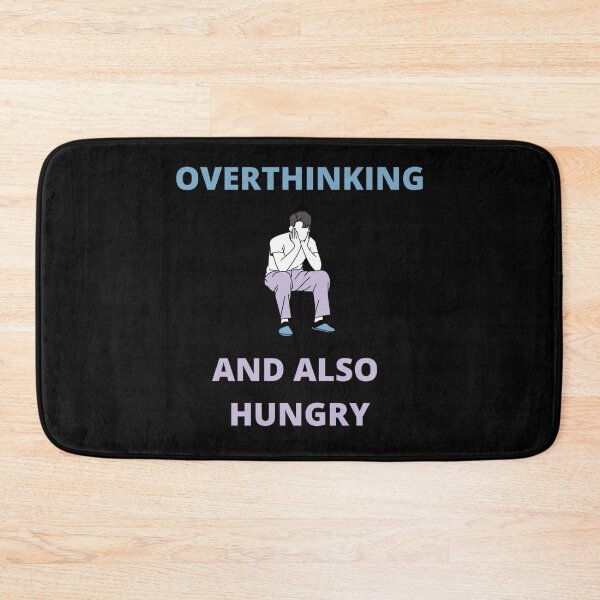 Item preview, Overthinking and also hungry designed and sold by zareworks.