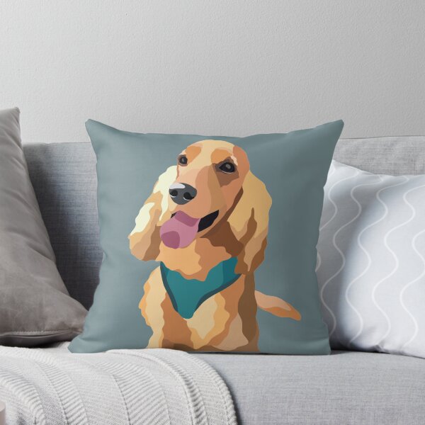 Item preview, Golden Show Cocker Spaniel Dog Portrait Digital Illustration designed and sold by sherylwylie.