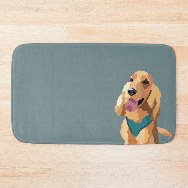 Item preview, Golden Show Cocker Spaniel Dog Portrait Digital Illustration designed and sold by sherylwylie.