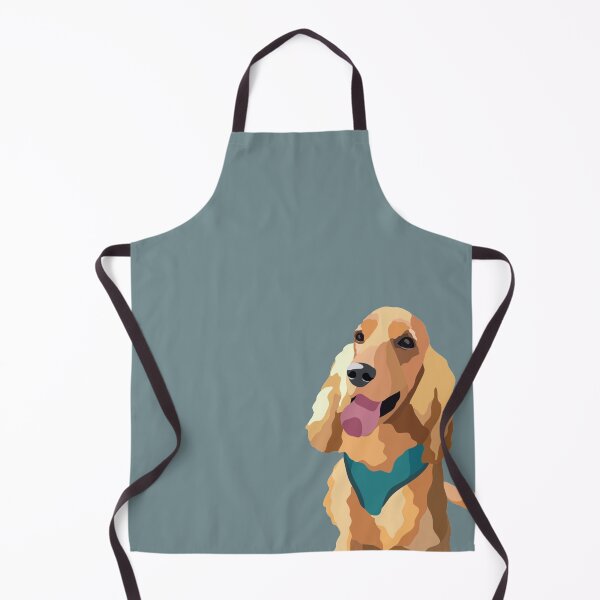 Item preview, Golden Show Cocker Spaniel Dog Portrait Digital Illustration designed and sold by sherylwylie.