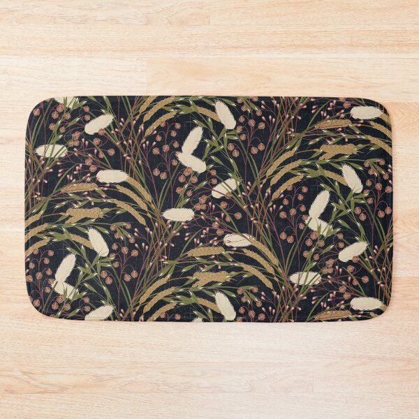 Item preview, Wild grasses - black designed and sold by appleyards.