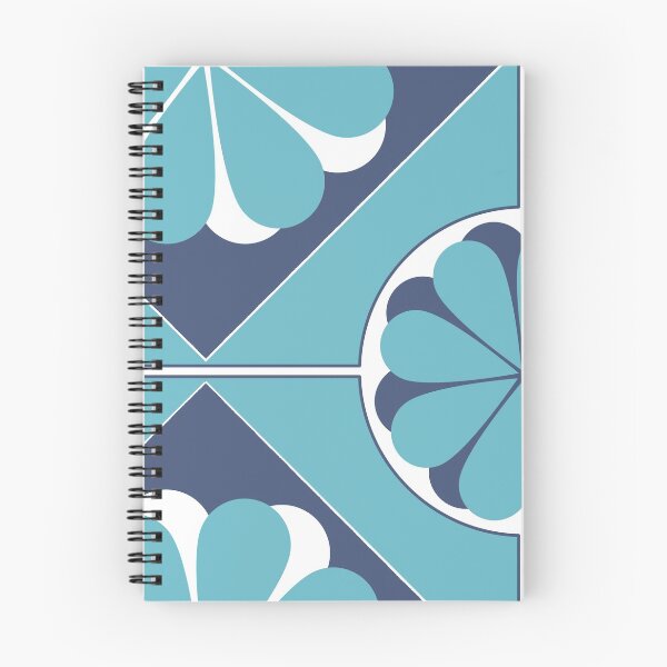 Item preview, blue flower tile pattern designed and sold by STG-Designs.