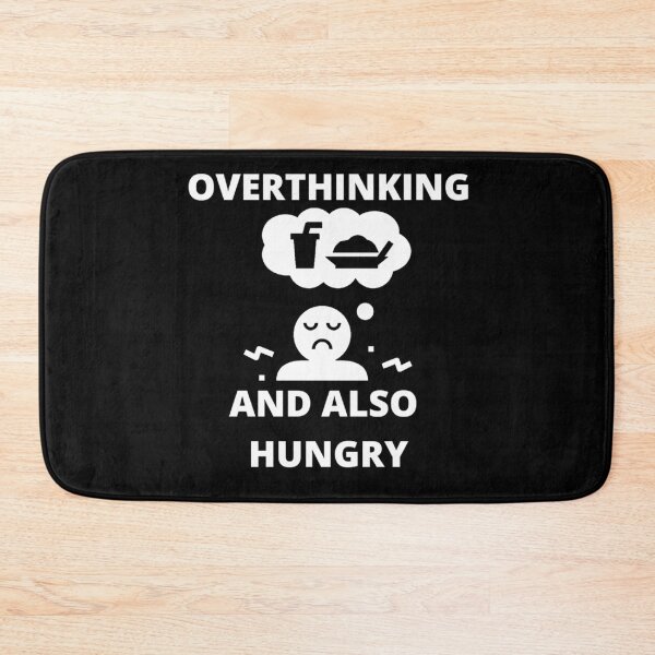 Item preview, Overthinking and also hungry designed and sold by zareworks.