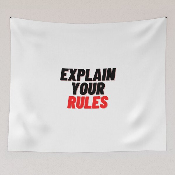 Item preview, Explain your rules designed and sold by J- exit.