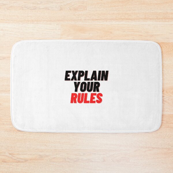 Item preview, Explain your rules designed and sold by J- exit.