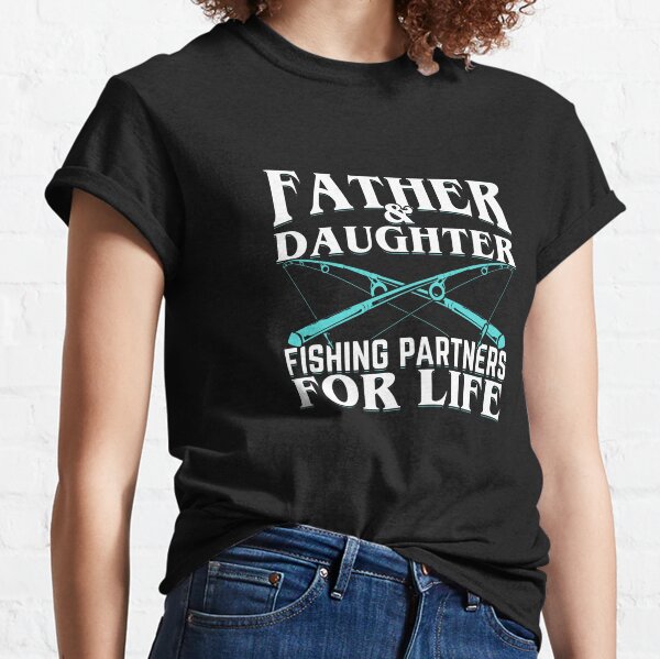 Girl Dad And Daddy's Girl Matching Shirts, Daddy Daughter Fishing Tshirt