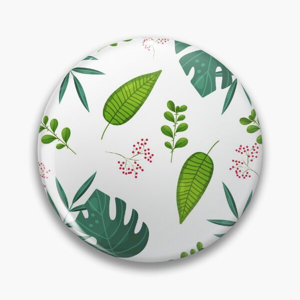 Item preview, Tropical Plants, Flowers and Leaves Pattern designed and sold by RomeoSketches.