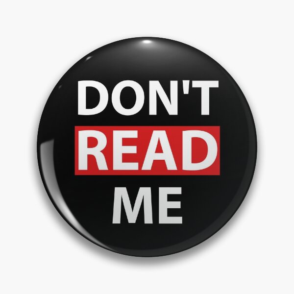 Item preview, Don't read me designed and sold by syczoo.