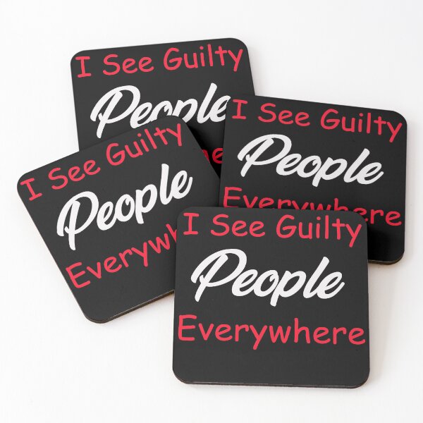 Item preview, Funny Lawyer Shirt: I See Guilty People Everywhere Quote personalized humor gift designed and sold by unique things.