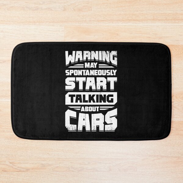 Item preview, Warning May Spontaneously Start Talking About Cars designed and sold by Marcid95.