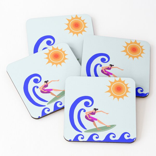 Item preview, Summer sea sports adventure surf designed and sold by LuckyTreeWorld.