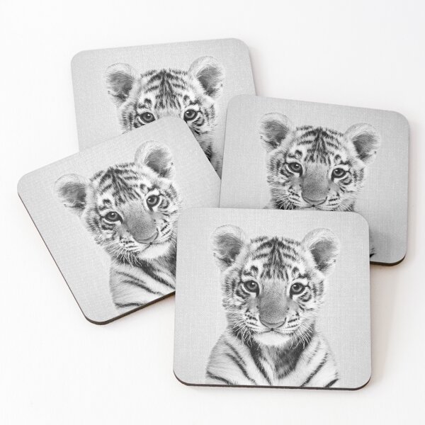 Item preview, Baby Tiger 2 - Black & White designed and sold by galdesign.