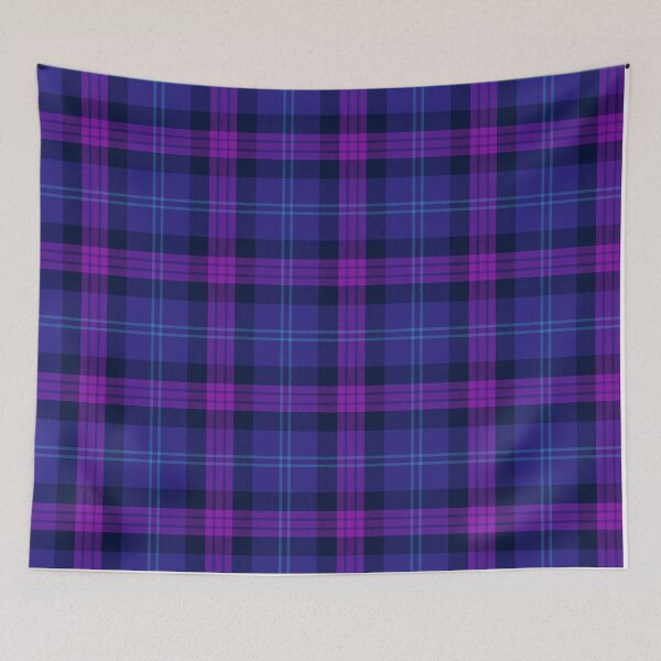 Artikelvorschau, Großer Scot Tartan | Nettes blaues und lila schottisches Plaid entworfen und verkauft von cutetartanshop.