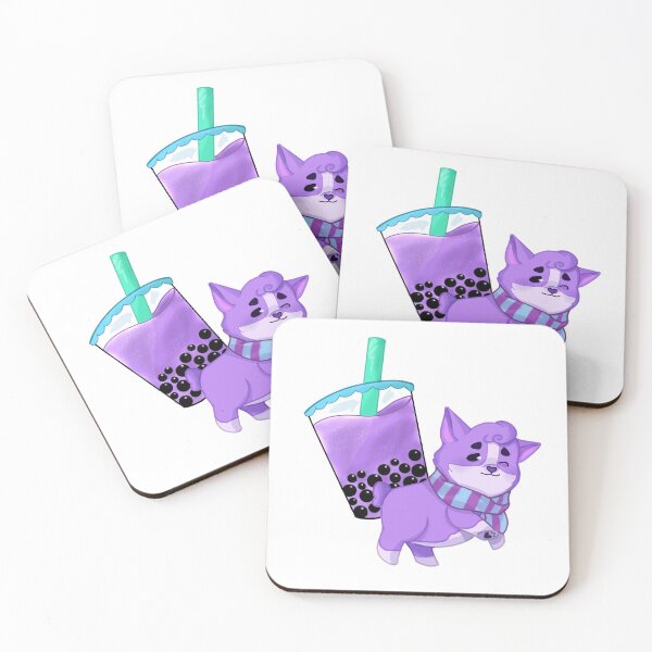 Item preview, Bubble Tea Corgi Taro designed and sold by PinkTeaWitch.