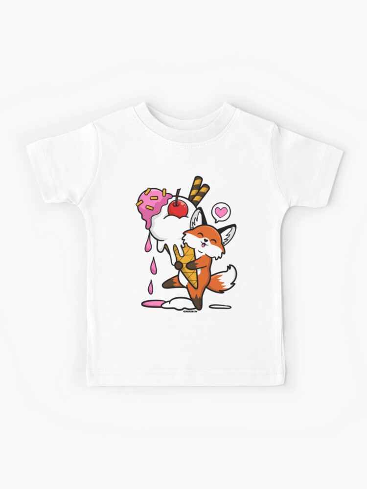 ice cream fox shirt