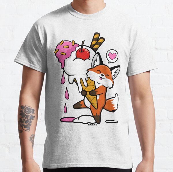 ice cream fox shirt