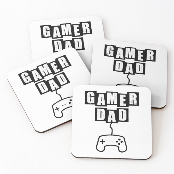 Item preview, Gamer Dad - White designed and sold by BusyMonkeys.
