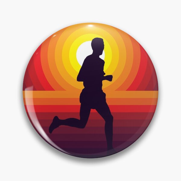 Item preview, Just Keep Running - Summer Sunset Silhouette (Man) designed and sold by STUDIO-72.
