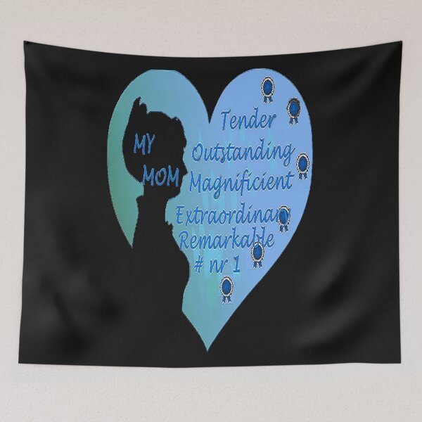 Item preview, SILHOUETTE OF NR 1 MOM MOTHERS DAY, NR 4, ARTY MOM MOTHERSDAY, Bohemian Mothersday Stepmom , Super Mom Super Wife Mothersday designed and sold by Adri Barnard.