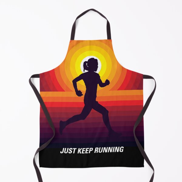 Item preview, Just Keep Running - Summer Sunset Silhouette (Girl) designed and sold by STUDIO-72.