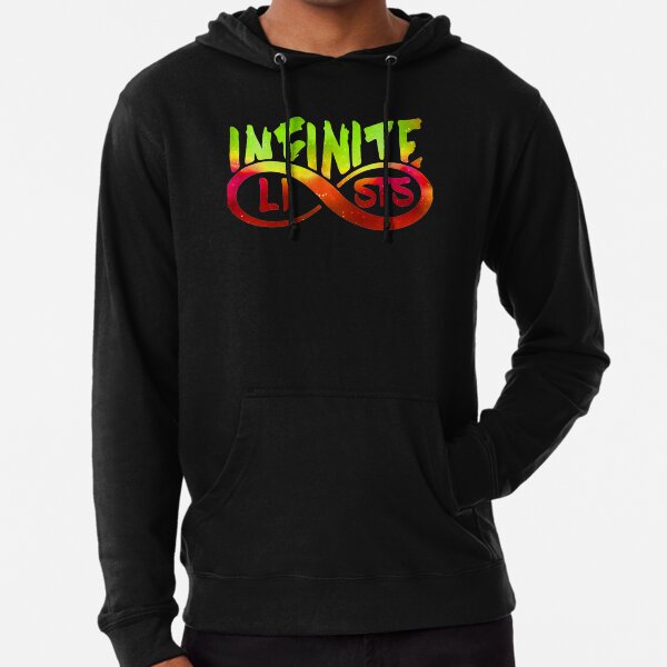 Infinite lists shop merch sweatshirt