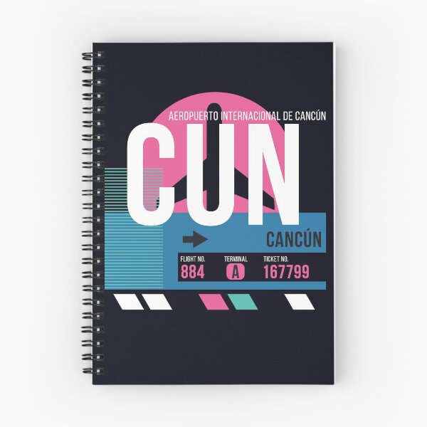 Item preview, Cancun, Mexico (CUN) Airport Code Baggage Tag designed and sold by SLAG-Creative.
