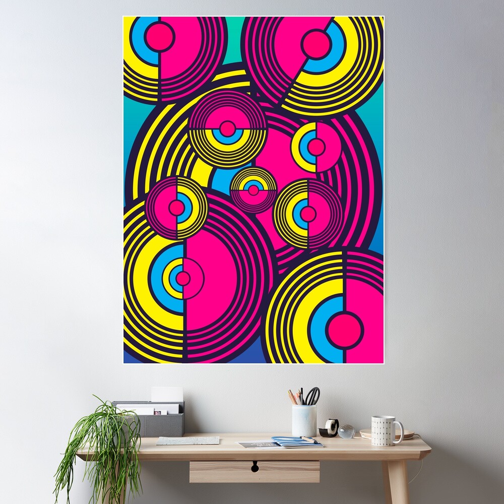 アート・デザイン・音楽 Designs, projects and drawings 1981-1989 Memphis Circle Graphic Retro 80S Abstract Pop Art 