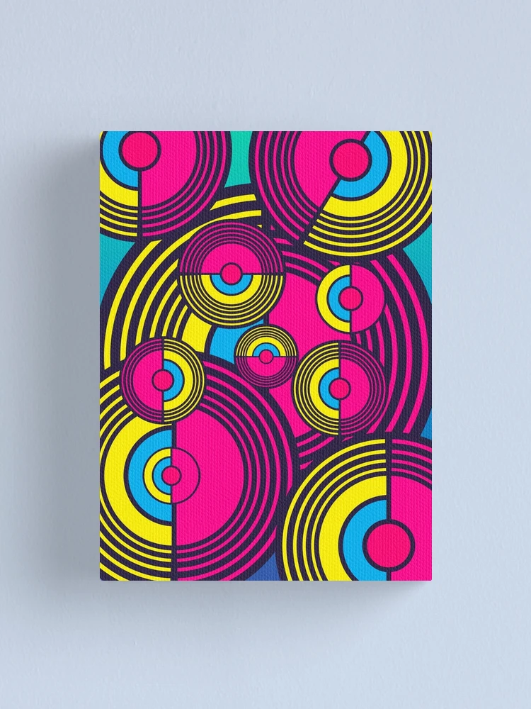 Memphis Circle Graphic Retro 80S Abstract Pop Art 
