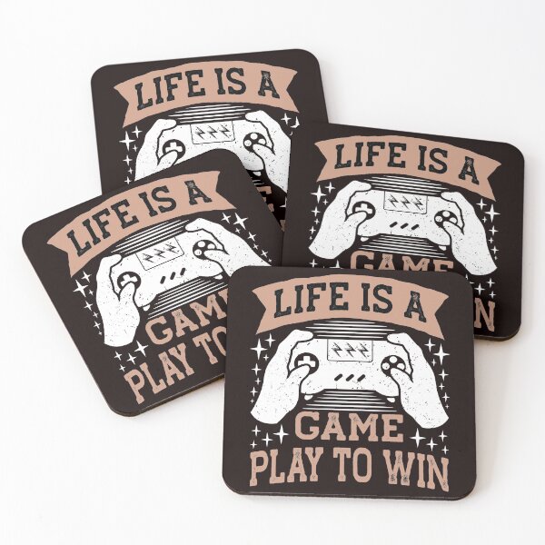 Item preview, LIFE IS A GAME PLAY TO WIN designed and sold by teemaker24.