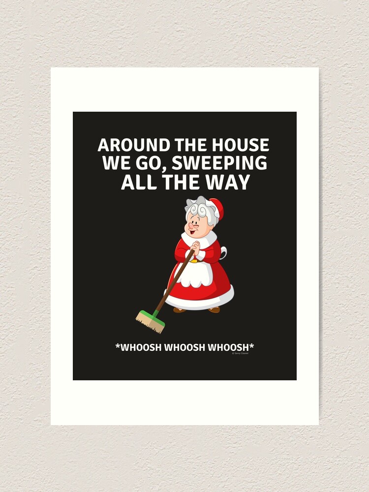 "Sweeping All the Way, Housekeeping Humor with Mrs. Santa Clause and
