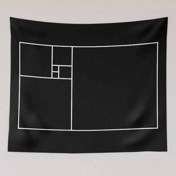 Item preview, Fibonacci Rectangle (White) designed and sold by GalacticEmpire.