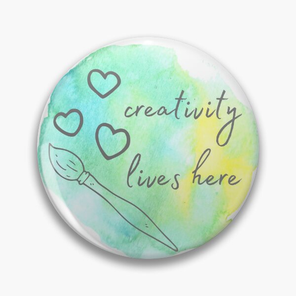 Item preview, creativity lives here designed and sold by DaughertyDraws.