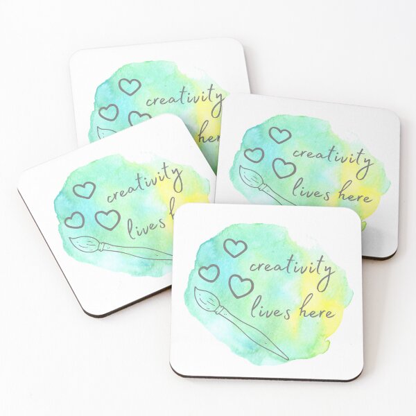 Item preview, creativity lives here designed and sold by DaughertyDraws.