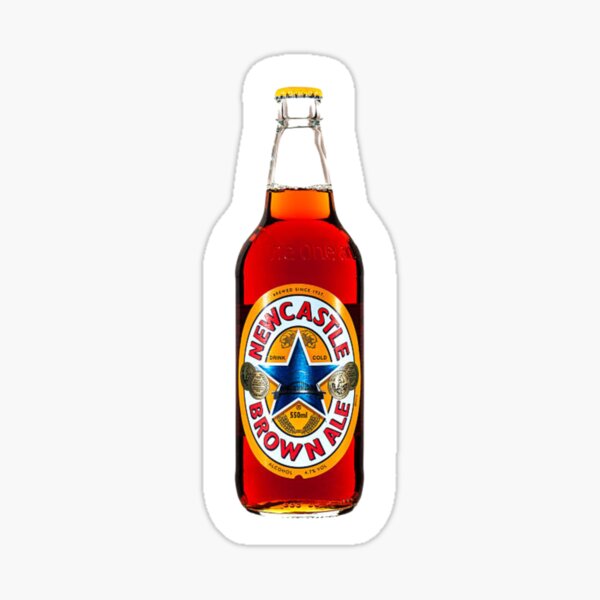 newcastle brown ale sticker Sticker