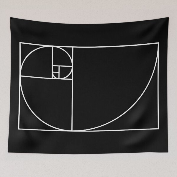 Item preview, Fibonacci Spiral (White) designed and sold by GalacticEmpire.