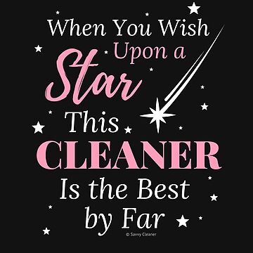 Artwork thumbnail, Upon a Star, Funny Cleaning Lady, Housekeeping Humor by SavvyCleaner