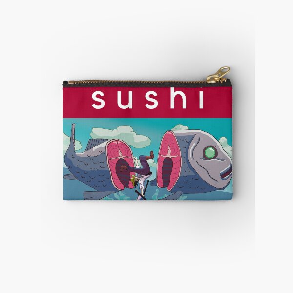Item preview, Cartoon Sushi Warrior Fish Half designed and sold by patrick10reyes.