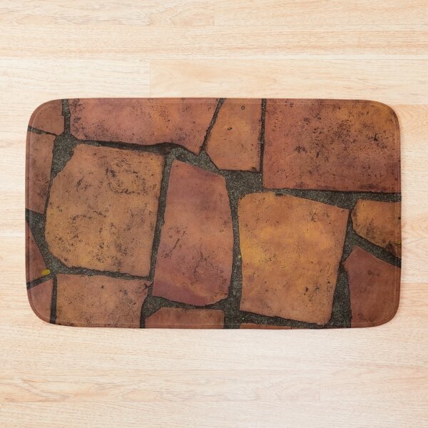 Item preview, Flamed red stone patterned floor designed and sold by Kenzo Hosomi.