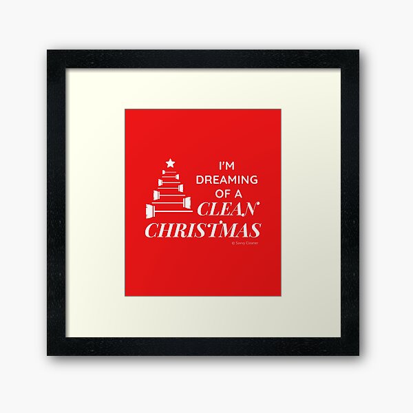 Item preview, I'm Dreaming of a Clean Christmas designed and sold by SavvyCleaner.