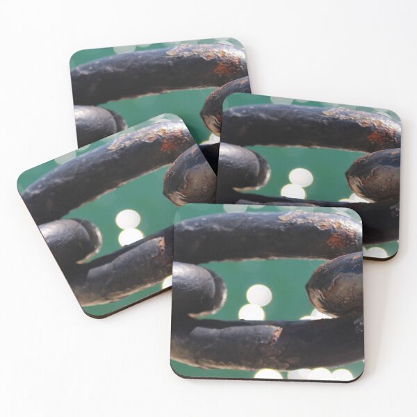 Item preview, chain on dock with blurred background designed and sold by Mahirov Shop.