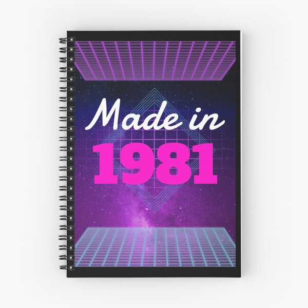 Item preview, Gift for 40 Year Old Made in 1981 40th Birthday Retro Vintage designed and sold by WPahat.