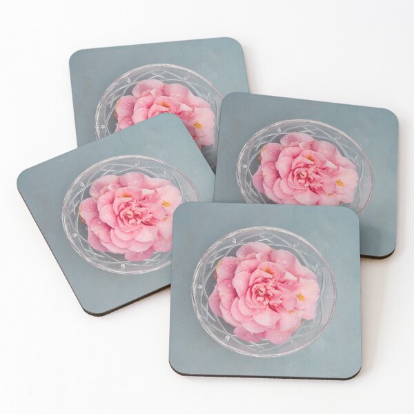 Item preview, Camellia in glass bowl designed and sold by gailgriggs.