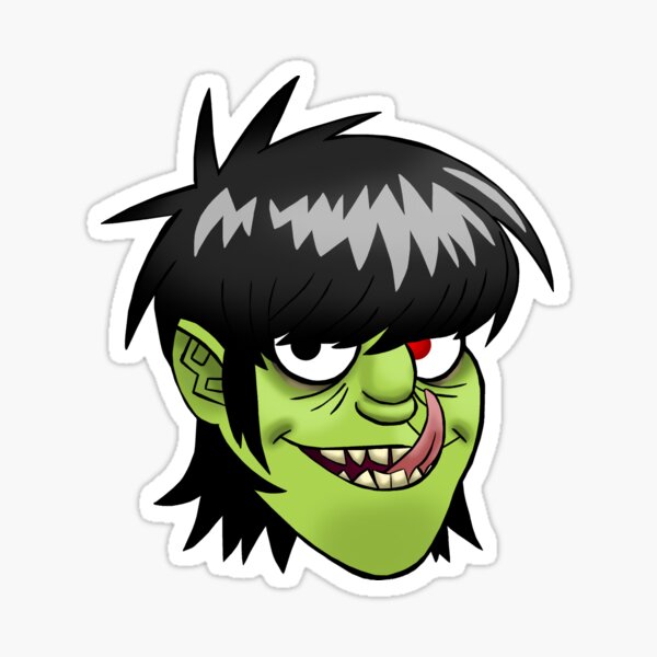 Murdoc Gorillaz Sticker