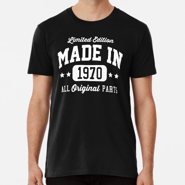 Item preview, Limited Edition Made In 1970 Vintage Design designed and sold by DetourShirts.