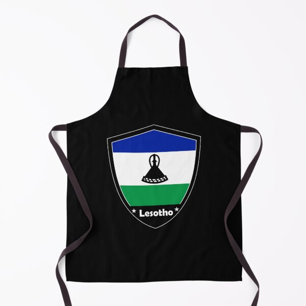 Item preview, Lesotho Flag Badge designed and sold by Gina-Driada.