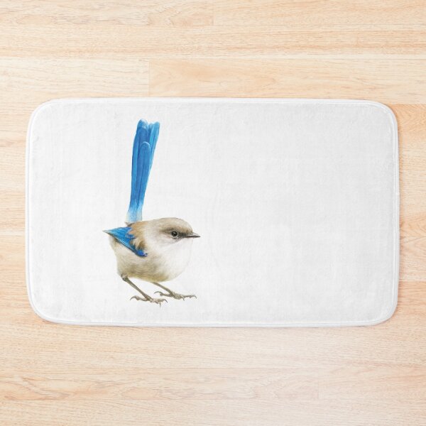 Item preview, Cute Fairywren bird and lovely Robin bring us good luck. Watercolor, bird, hand-painted artwork designed and sold by graphy K.