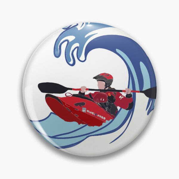 Item preview, Freestyle kayaker on wave designed and sold by RobCampb3ll.