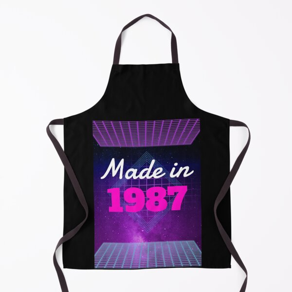 Item preview, Gift for 34 Year Old Made in 1987 34th Birthday Retro Vintage designed and sold by WPahat.